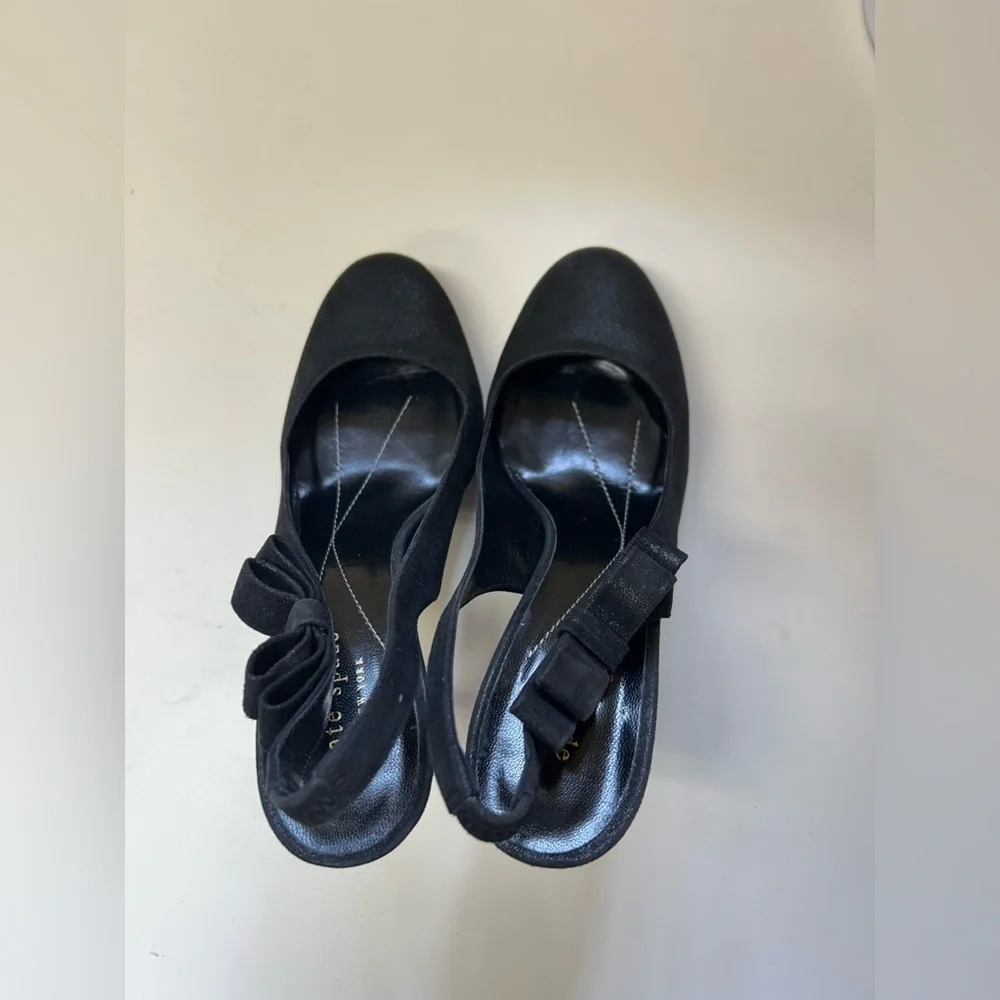 Kate Spade Black Heels with Ankle Strap